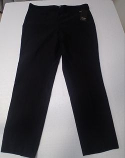 Jones New York Pants Womens XL Black Slim Ankle Stretch Signature Career Work
