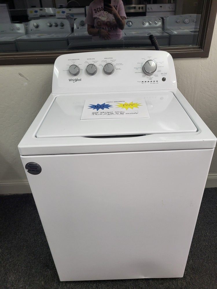💥4th Of July Sale! 2023 Whirlpool High Efficiency Impeller Washer-Warranty Included