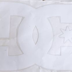 DC Shoes Skateboard Company Large Decal