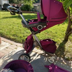 Stroller Stokke Xplory Purple Color $300