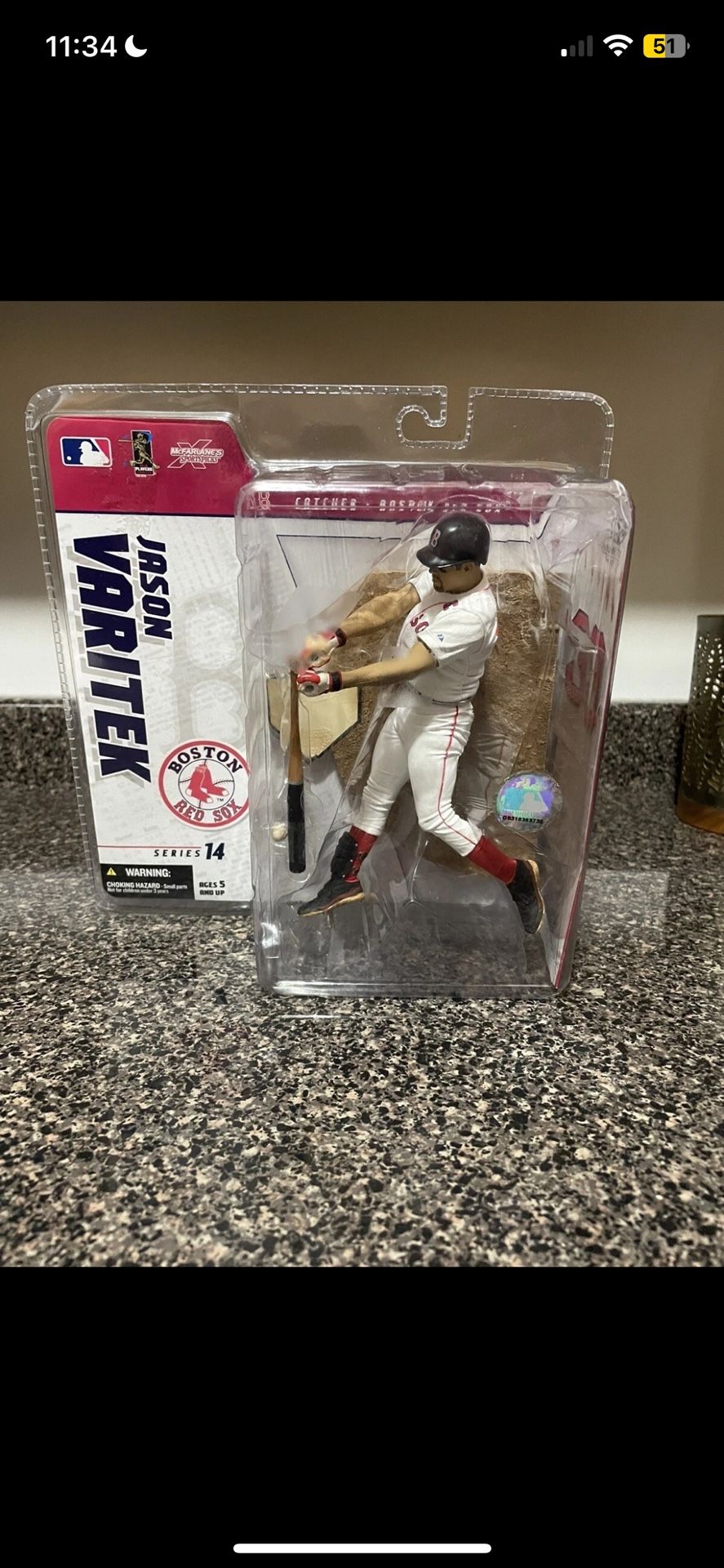 BOSTON RED SOX  JASON VARITEK MCFARLANE 2006 BASEBALL FIGURE SERIES 14