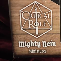Critical Role Mighty Nein figures.
New In Box Unpainted