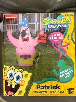 Nickelodeon Sponge Bob Square Pants Patrick Star 3.5 ft inflatable