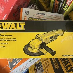 DEWALT Angle Grinder, 7-Inch, 13-Amp, 8,000 RPM, With Dust Ejection System, Corded (DW840)