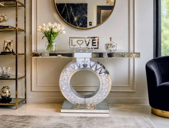 CONSOLE TABLE MIRROR 40”