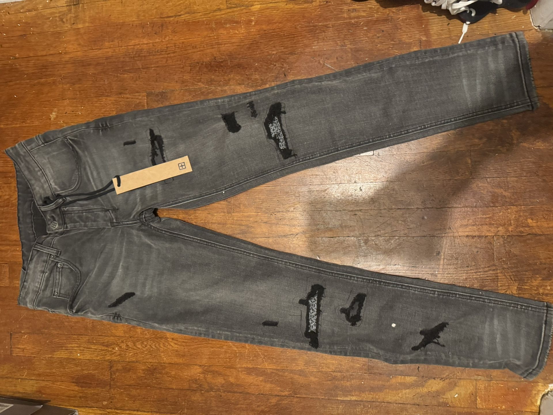 Dark gray/black Ksubi Jeans - Model PO01 - Van Wrinkle Hunter Size 28