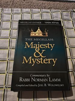Megillah: Majesty & Mystery Oop Book Rabbi Norman Lamn Rare Jewish Rare