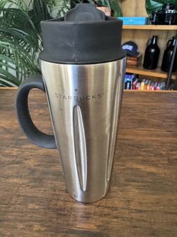 Starbucks Barista solo coffee press travel mug New stainless steel with lid