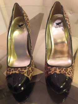 Cheetah print heels