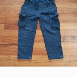 3/$10 ⭐ Boys Kids Toddler 4T Navy Blue Kapital K Sweatpants Sweats Pants 