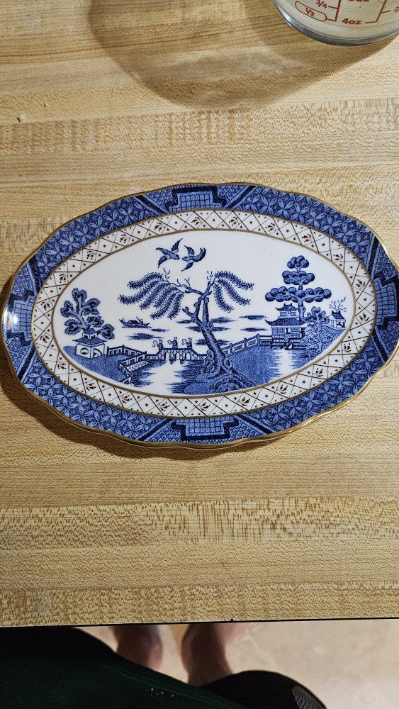 Royal Doulton Majestic Collection Real Old Willow Serving Tray