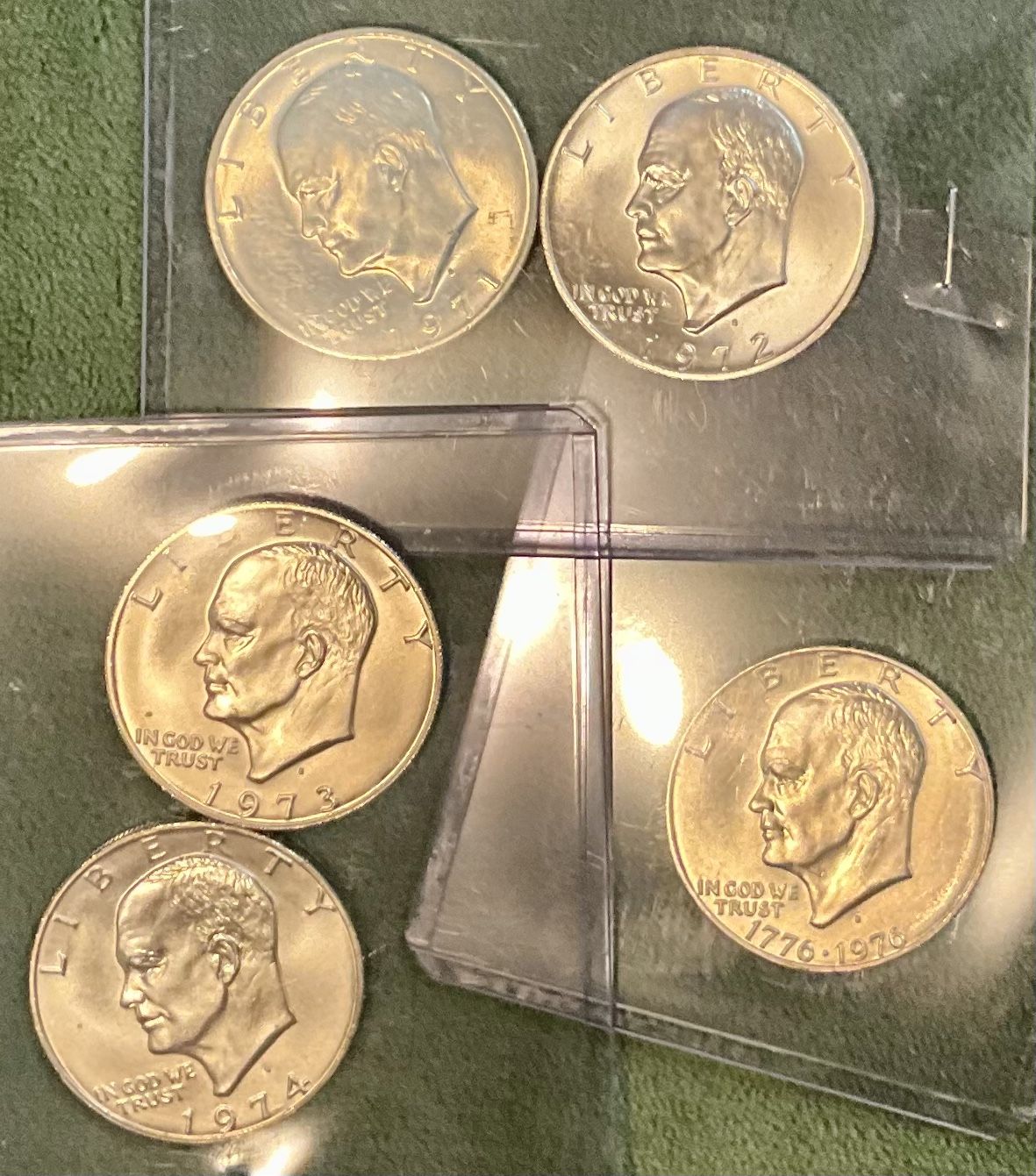 Eisenhower ‘71-‘76 (Bicentennial) 40% Silver Dollars BU