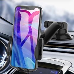 Phone Mount - Cup Phone Holder for Car Dashboard Windshield, Sturdy Cup Holder Phone Mount Fit with All Mobile Phones
