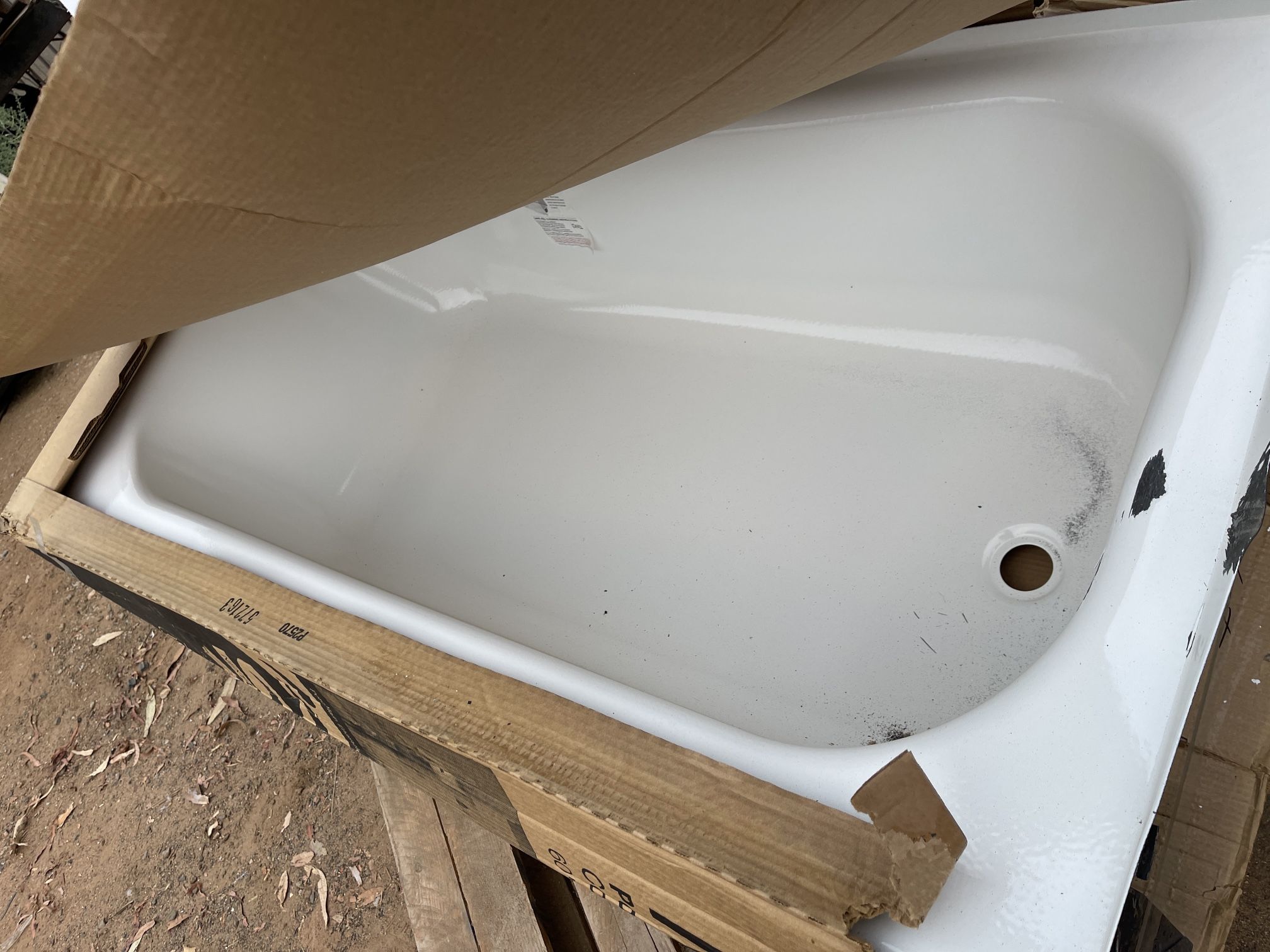 60x30 Bathtub Metal