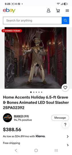 Home Accents Holiday 6.5-ft Animated LED Soul Slasher