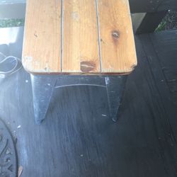 Rustic look stool chairs