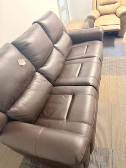 Alba teather Power Reclining Sofa