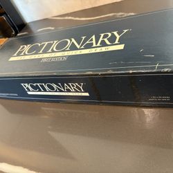 First Edition Pictionary 1985 - Complete Board Game