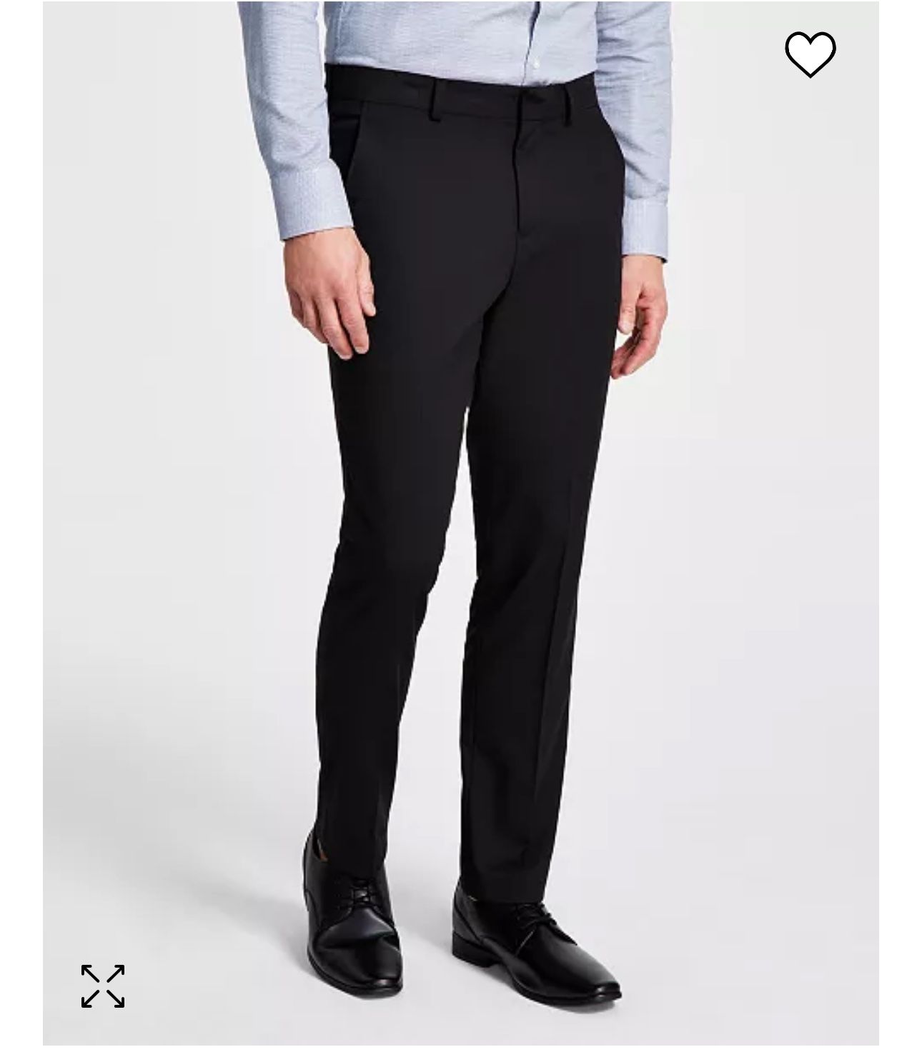 New Kenneth Cole ReactionMen's Techni-Cole Suit Separate Slim-Fit Pants size 36w 30L