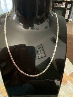 Figaro Silver 925 Chain Necklace Unisex