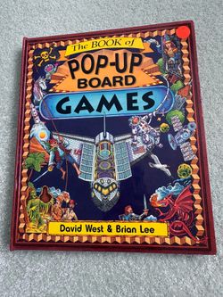 Vintage 1996 The Book of Pop-Up Board Games - Near Complete 14/16 - Exc Cond