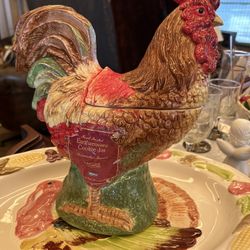 Rooster Cookie Jar 