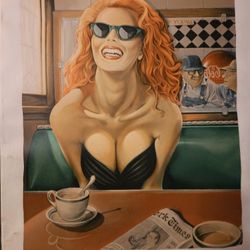 Hand signed Lithograph 'Maxine' by Patrick Anthony Pierson 