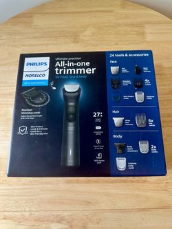 Brand New Philips Norelco All-in-One Trimmer – 24 Tools & Accessories