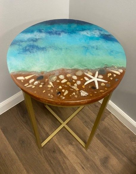 Beach Wave End Tables