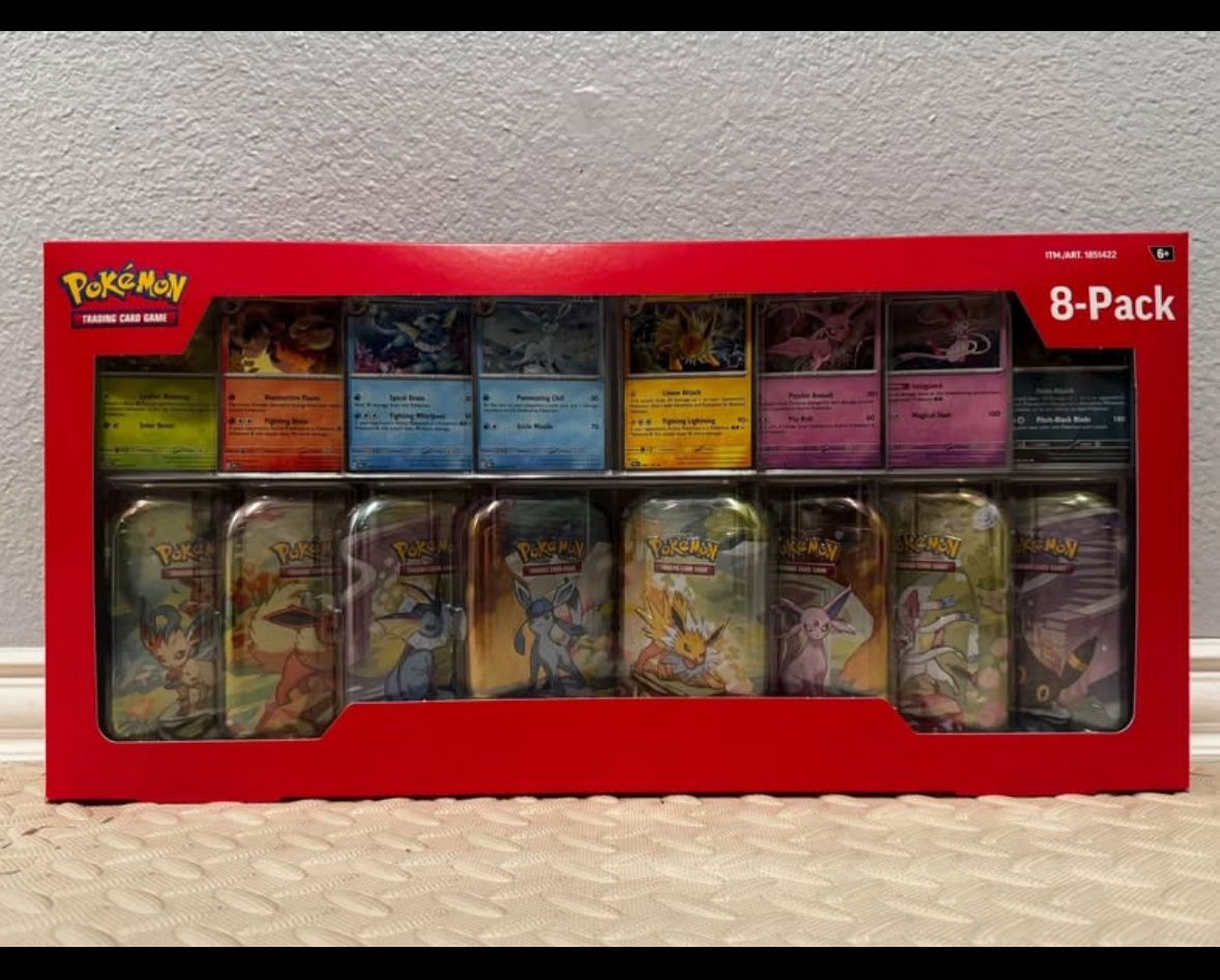 Pokemon Prismatic Evolution Costco Tin set