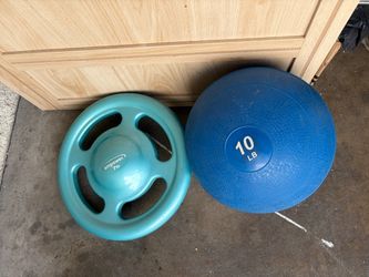 Reactor 10 LB Slam Ball & Empower 7 LB Weighted Disc