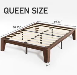 FREE solid wood queen bedframe