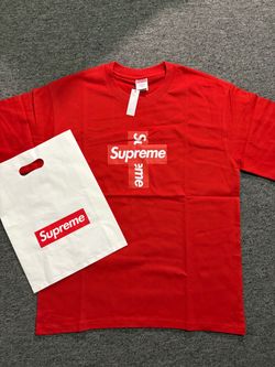 Supreme Red Cross Box logo Tee