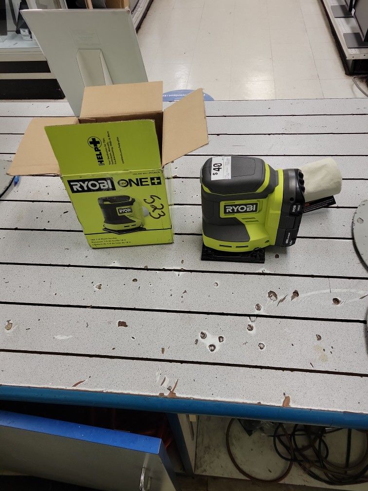 18v Ryobi Orbital Sander