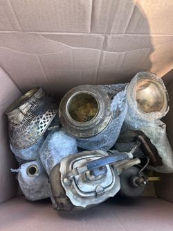 Box of tea pots