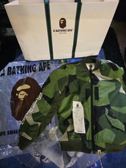 Bape Splinter camo Bomber jacket Size small