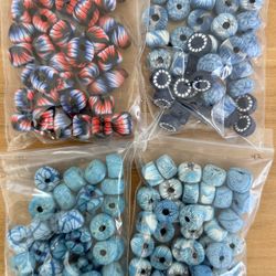 180-200 Handcrafted Polymer Clay Beads
