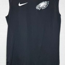 Men's Nike Philadelphia Eagles Sideline Dri-FIT Black Athletic Tank Top L 19x29”
