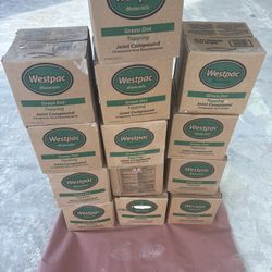 I have 13 boxes of WestPac Green Dot Topping Join Compound.  All together for the same price you look at