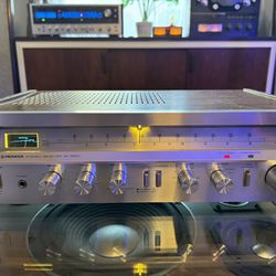 Pioneer SX-3400 Stereo Receiver Serviced- Vintage.  New Lights Etc
