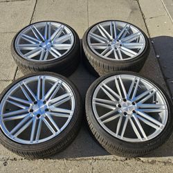 Wheels: 20" Element EL10 Rims W/Tires (Staggered Set)