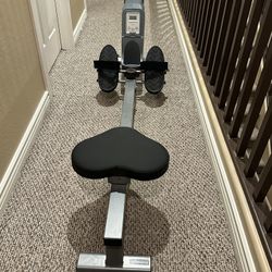 Rowing Machine  Assembled Easy Stand Up Storage   