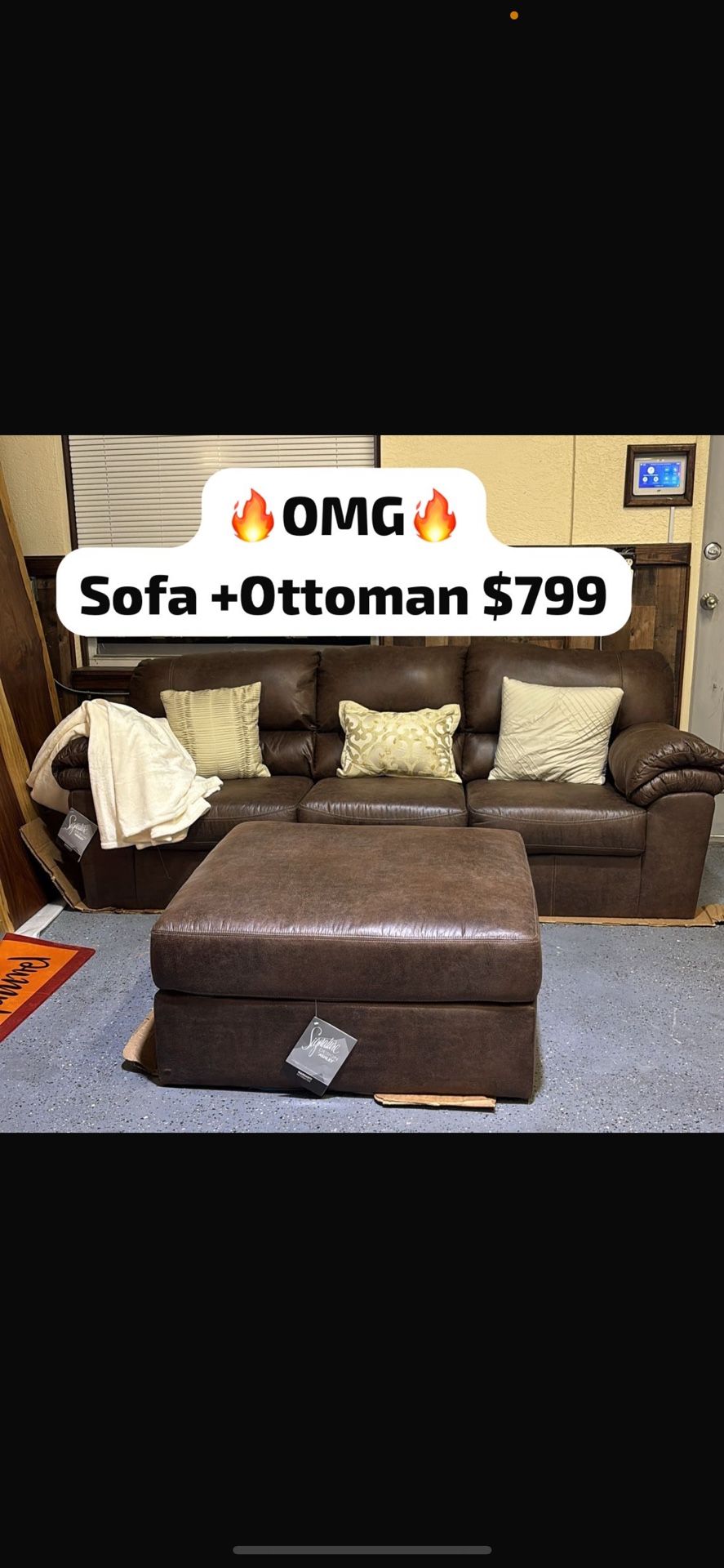 Sofá And Ottoman