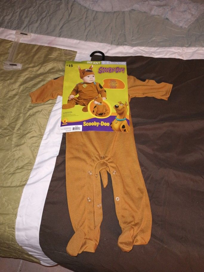 Halloween Costume For 0 To 6 Month Old Baby. Scooby-Doo