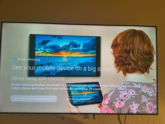 4k Sony bravio HDR smart tv