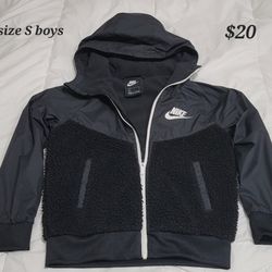Boy Nike Fleece Jacket Size S 