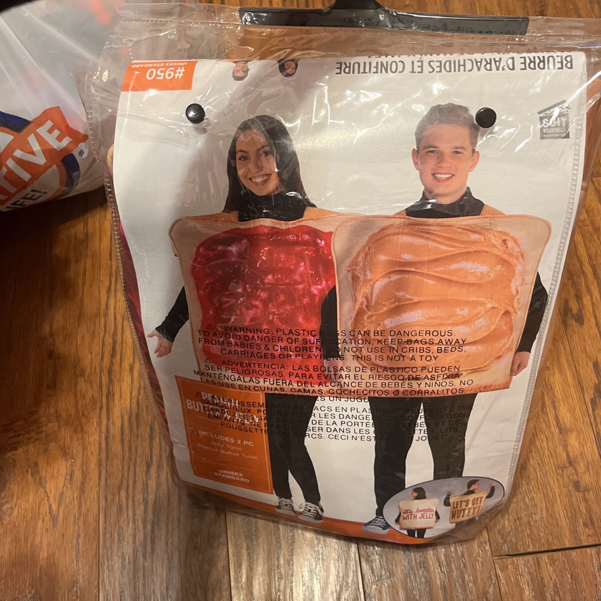 PB&J Adult Costumes