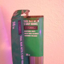 Tool Bar Holder With Five Hooks