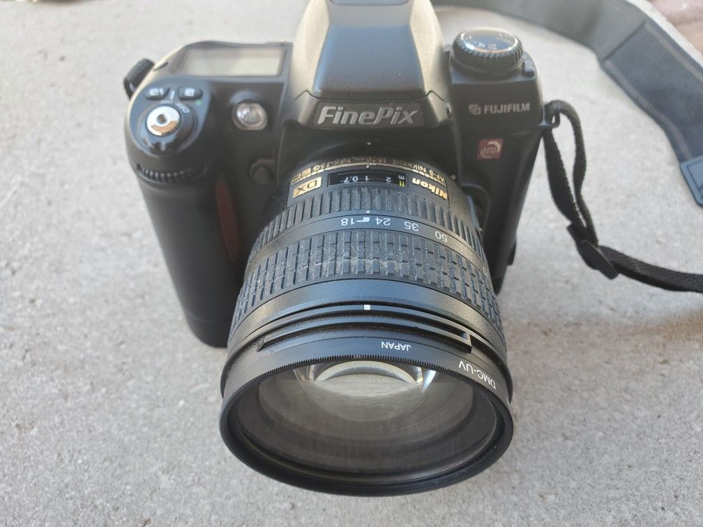 Fujifilm Finepix S2 Pro With Nikon AF S DX 18 70mm Lens, With