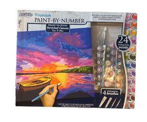 Paint by number ArtSkills Premiun stretched canvas 16”x20”